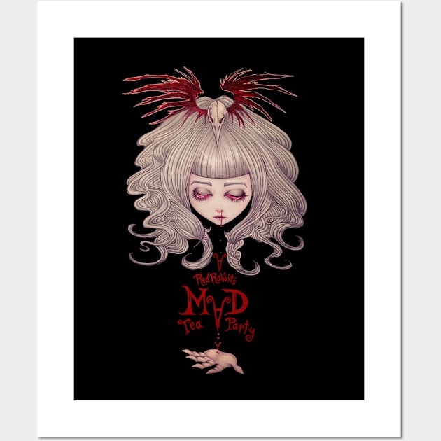 Alice in Red Wall Art by Megan Darrough